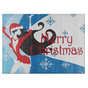 Santa's Helper - Merry Christmas Cutting Board