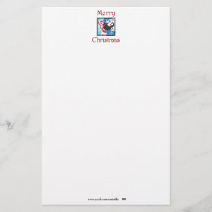 Santa's Helper - Merry Christmas Stationery