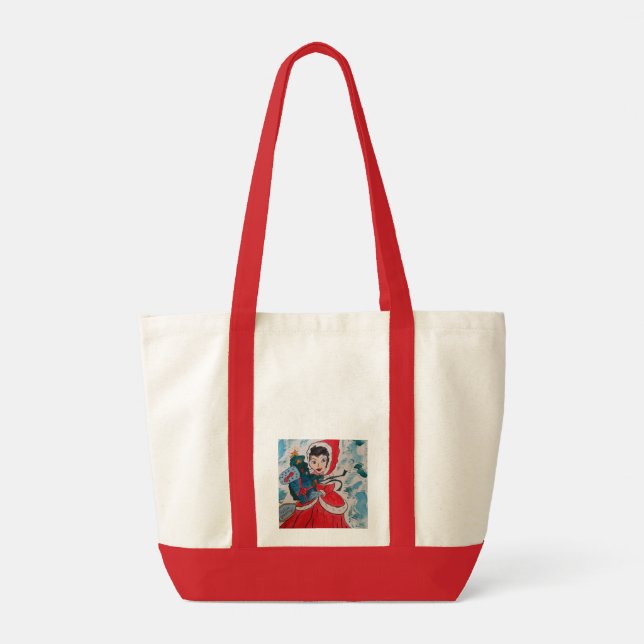 Santa's Helper  Tote Bag (Back)
