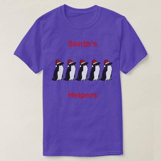 Santas Helpers Christmas Penguins Sweaters (Design Front)