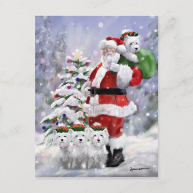 Santa's Helpers Holiday Postcard (Front)