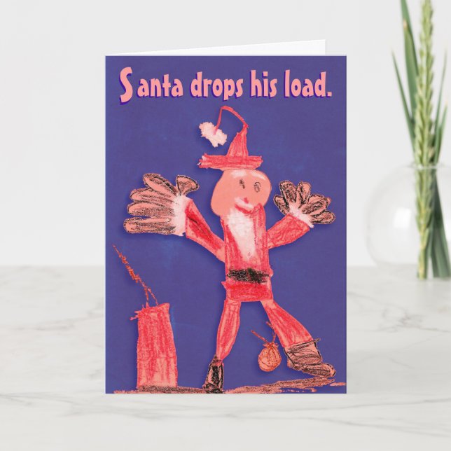 Santa's Holiday Load Card (Front)