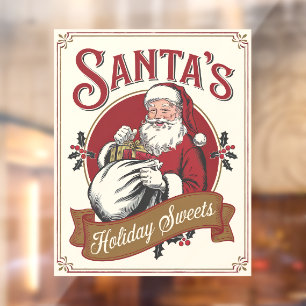 Santa's Holiday sweets vintage Christmas