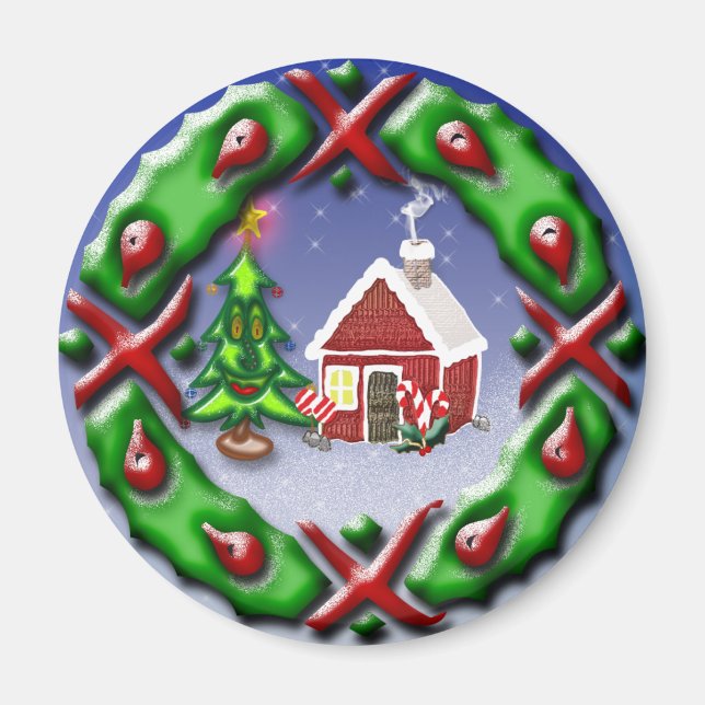 Santas Home Magnet (Front)