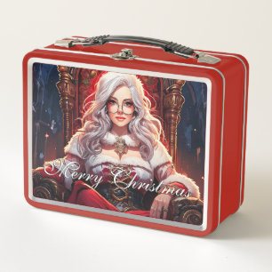 Santa's hottest sister - Merry XMas 03122024_0001 Metal Lunch Box