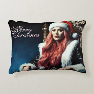 Santa's hottest sister - Merry Xmas 03122024_0011 Decorative Cushion