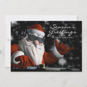 Santa's In Da House Holiday Card
