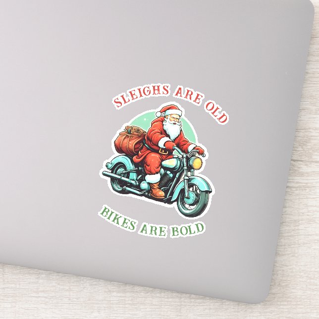 Santas Joyride Motorcycle Christmas (Detail)