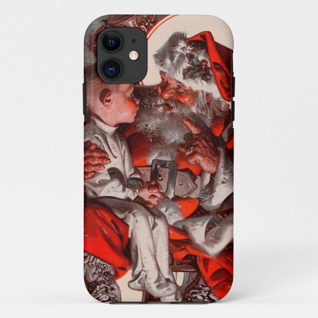Santa's Lap Case-Mate iPhone Case (Back)