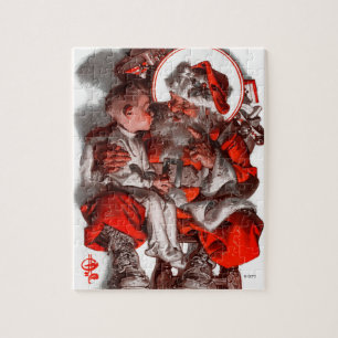 Santa's Lap Jigsaw Puzzle