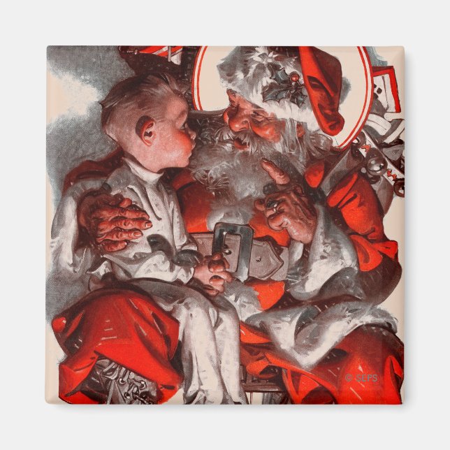 Santa's Lap Magnet (Front)