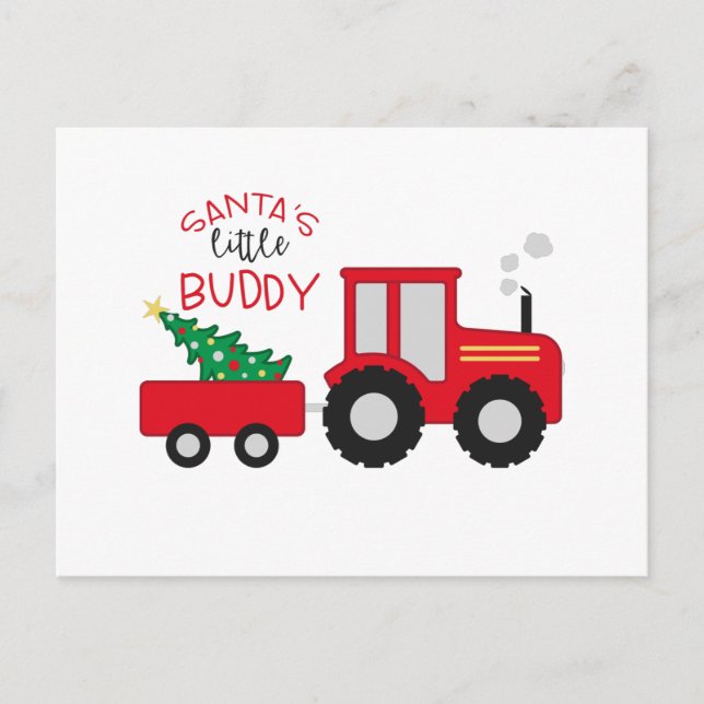 Santa's Lil' Buddy Postcard (Front)