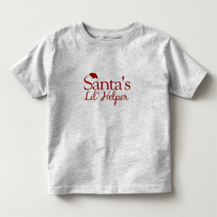 Santa's Lil' Helper Toddler T-Shirt