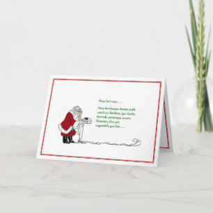 Santa's List Holiday Card