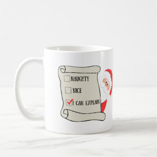 Santa's List, Santa mug,Christmas mug,holiday mug