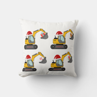 Santa's little diggers T-shirt Cushion