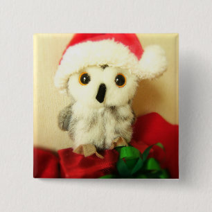 Santa's Little Helper 15 Cm Square Badge