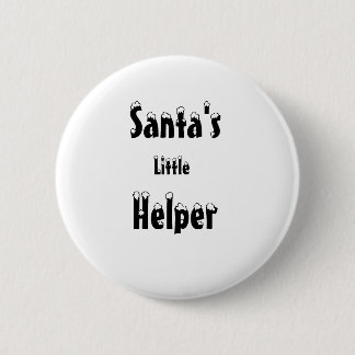 Santa's Little Helper Button / Badge