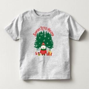 Santa's Little Helper Christmas Toddler T-Shirt