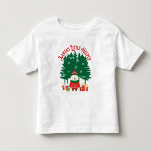 Santa's Little Helper Christmas Toddler T-Shirt