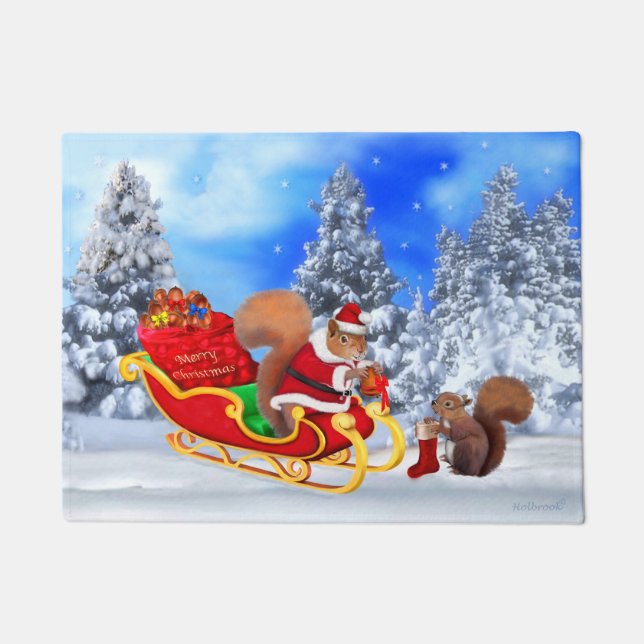 SANTA'S LITTLE HELPER DOORMAT (Front)