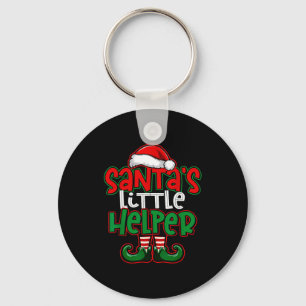 Santa's Little Helper Espresso Martini Christmas T Key Ring