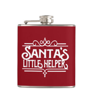 Santa's Little Helper Flask