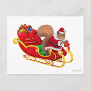 SANTA'S LITTLE HELPER HOLIDAY POSTCARD