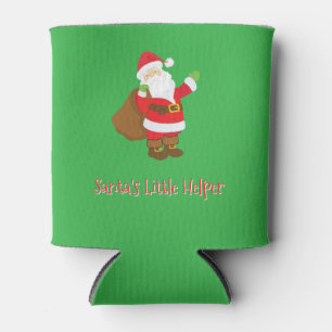 Santa's Little Helper Jolly St Nick Sack of Gifts Can Cooler