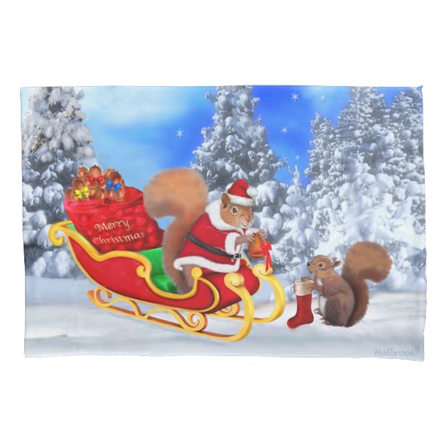 SANTA'S LITTLE HELPER & MERRY CHRISTMAS FROM SANTA PILLOWCASE (Front)