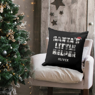 Santa's little helper Personalized Cushion