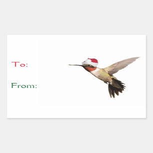 Santa's Little Helper Rectangular Sticker