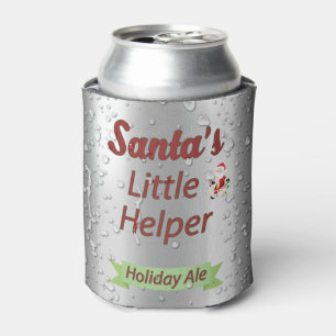 Santa's Little Helper Sweating Beer Can   Cooler