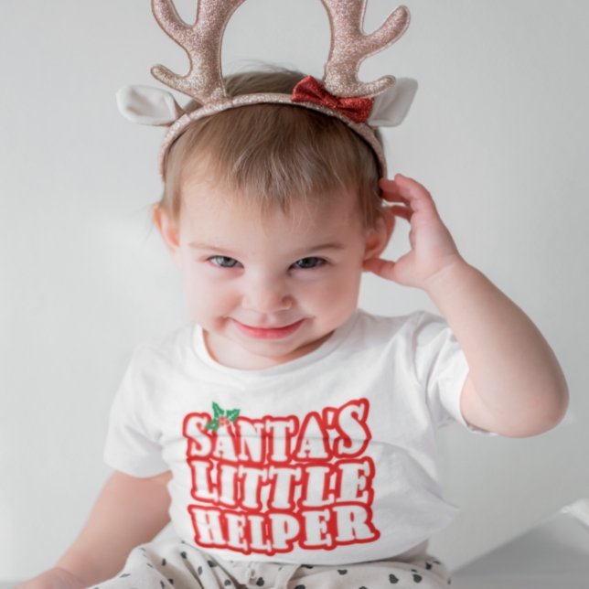 Santas Little Helper Toddler T-Shirt (Creator Uploaded)