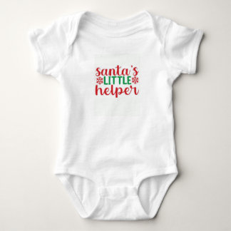 "Santa's Little Helper" with a cute baby Bodysuit