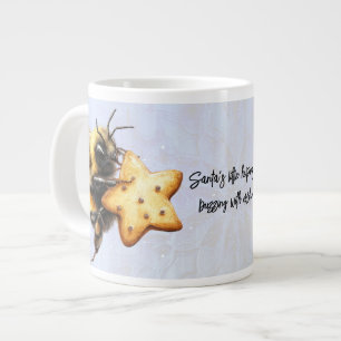 Santa's Little Helpers Are Buzzing With Excitement Large Coffee Mug