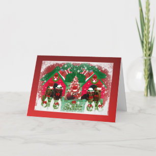 Santa's Little Helpers Greeting Card