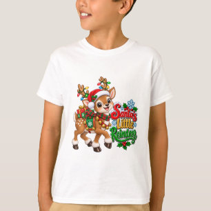 Santa's Little Reindeer Christmas T-Shirt