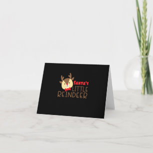 Santa's little reindeer invitation