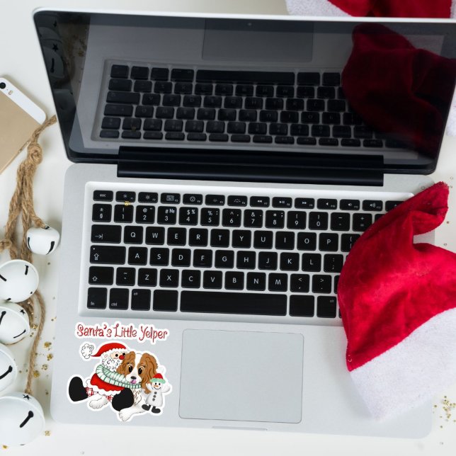 Santa's Little Yelper Cavalier King Charles  (Creator Uploaded)