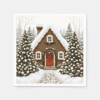 Santa's Lodge Napkin