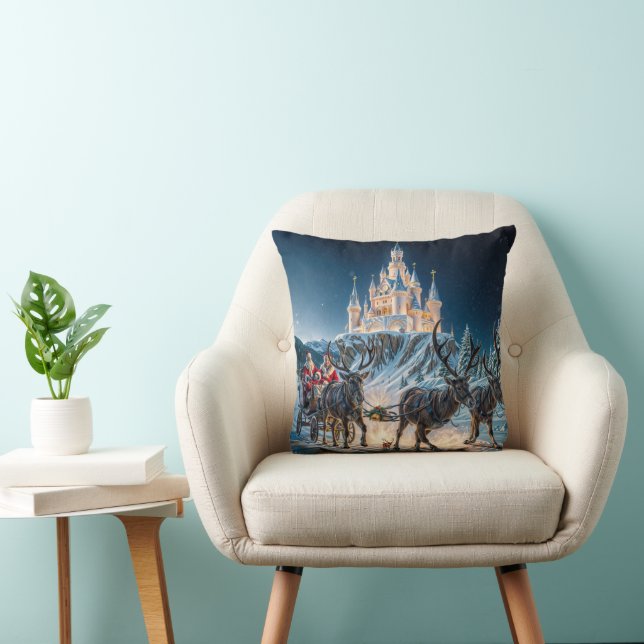 Santa's Magical Castle Delivery Cushion (Chair)