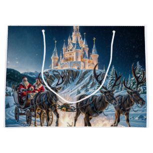 Santa's Magical Castle Delivery Large Gift Bag