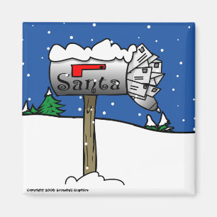 Santa's Mailbox Magnet