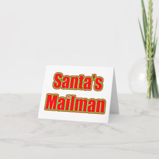 Santa's Mailman Holiday Card