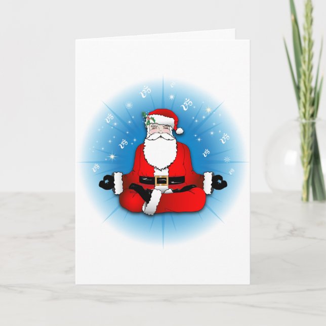 Santa's Meditation Card (Front)