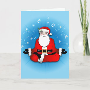 Santa's Meditation Card