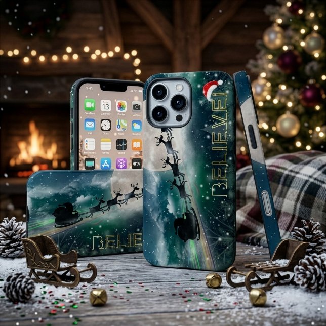Santa's Midnight Ride Christmas iPhone 5/5S Cases (Creator Uploaded)