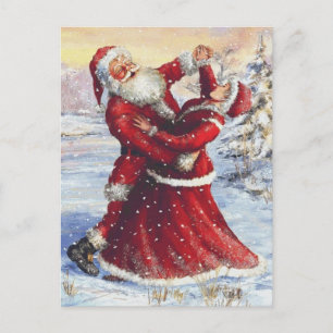Santa's Mother Postcard