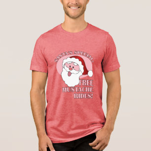Santa's Moustache Rides shirt - choose style,